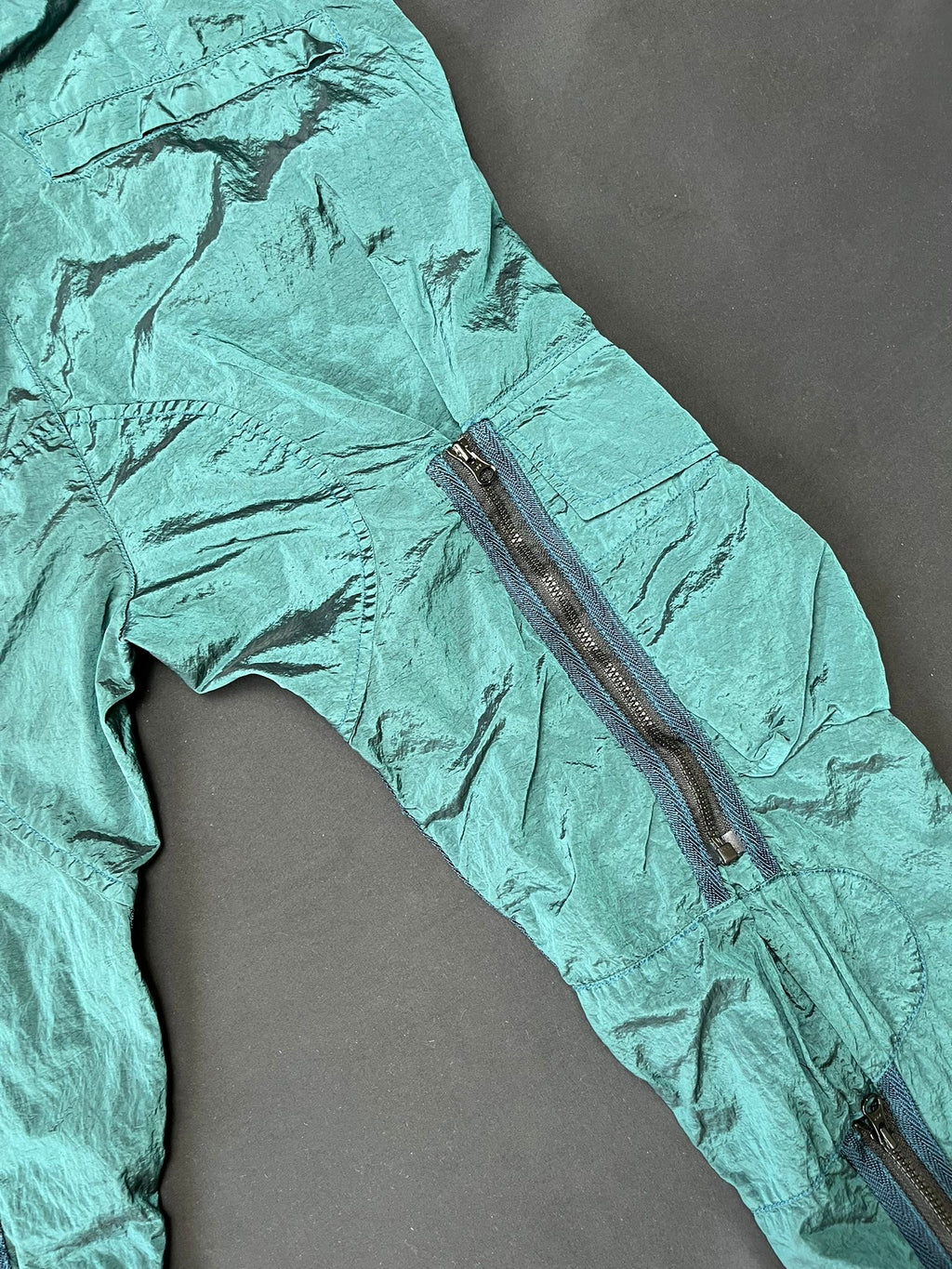 Stone Island Nylon Metal Turquoise Cargo Pants