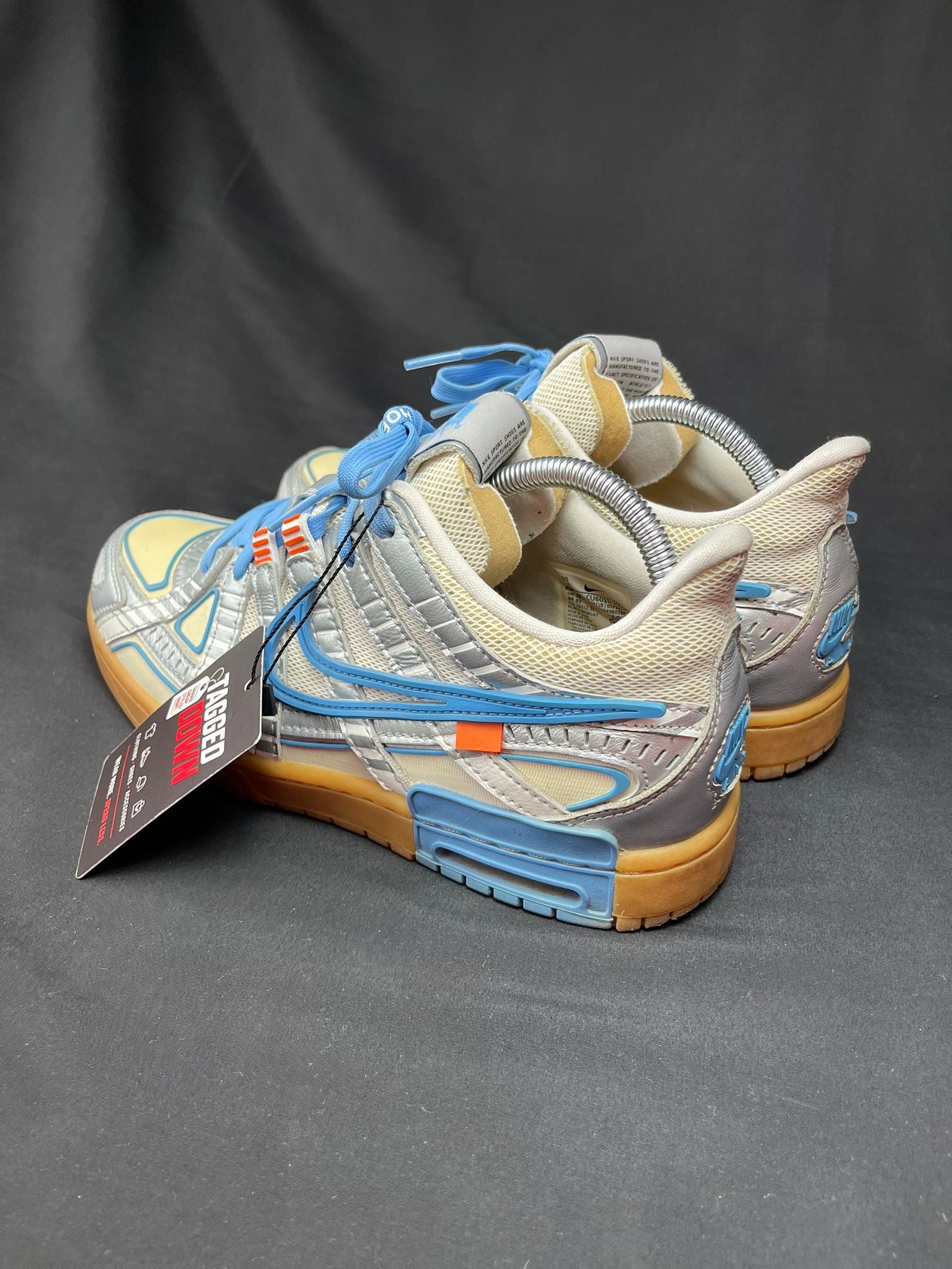Nike x Off-White Rubber Dunk Silver Blue Trainers