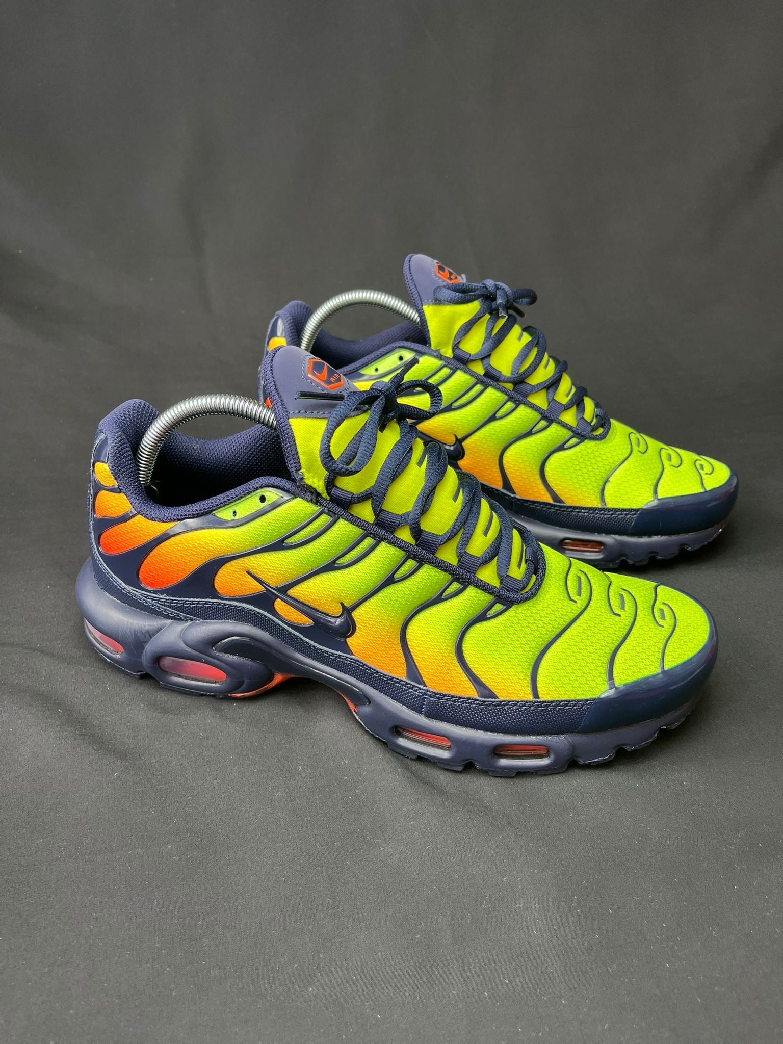 Nike Air Max Plus TN Volt Total Orange Obsidian Trainers