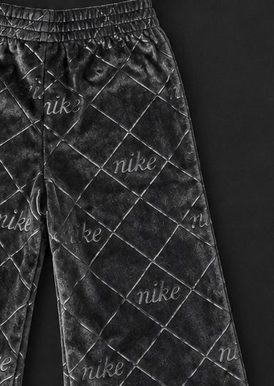 Infant Nike Black Velour Tracksuit