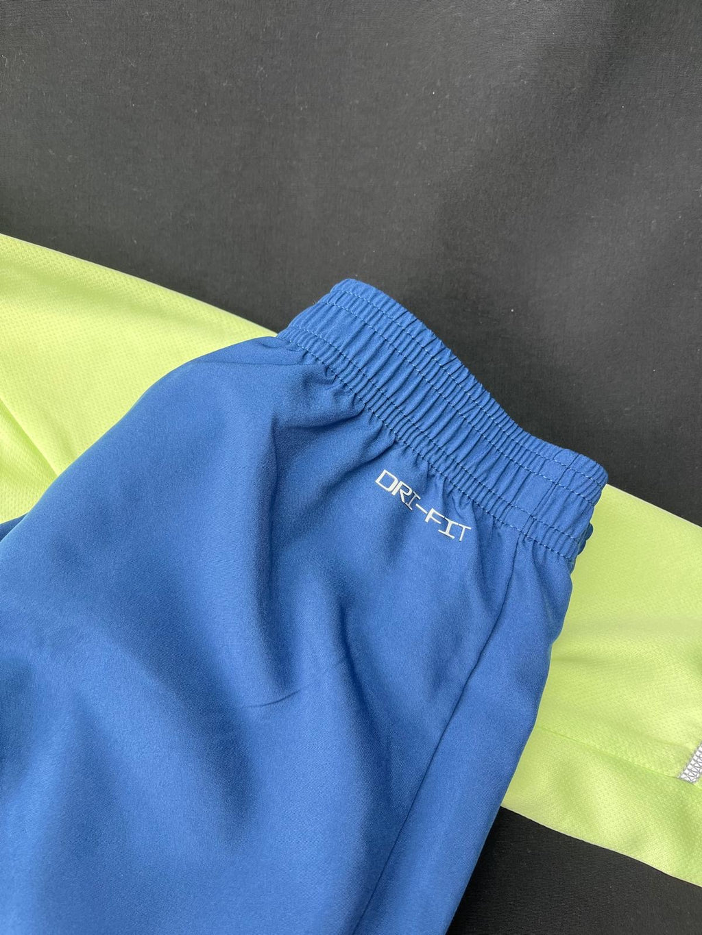 Kids Nike Volt Neon & Royal Blue Performance Set