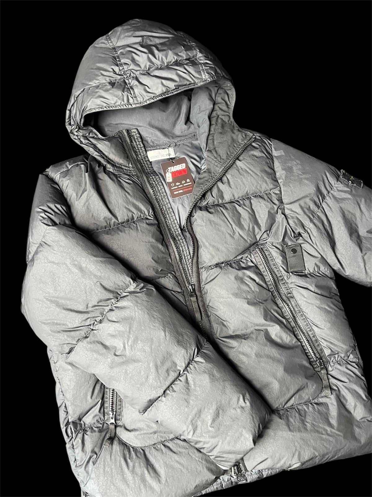 Stone Island Crinkle Reps Down Jacket