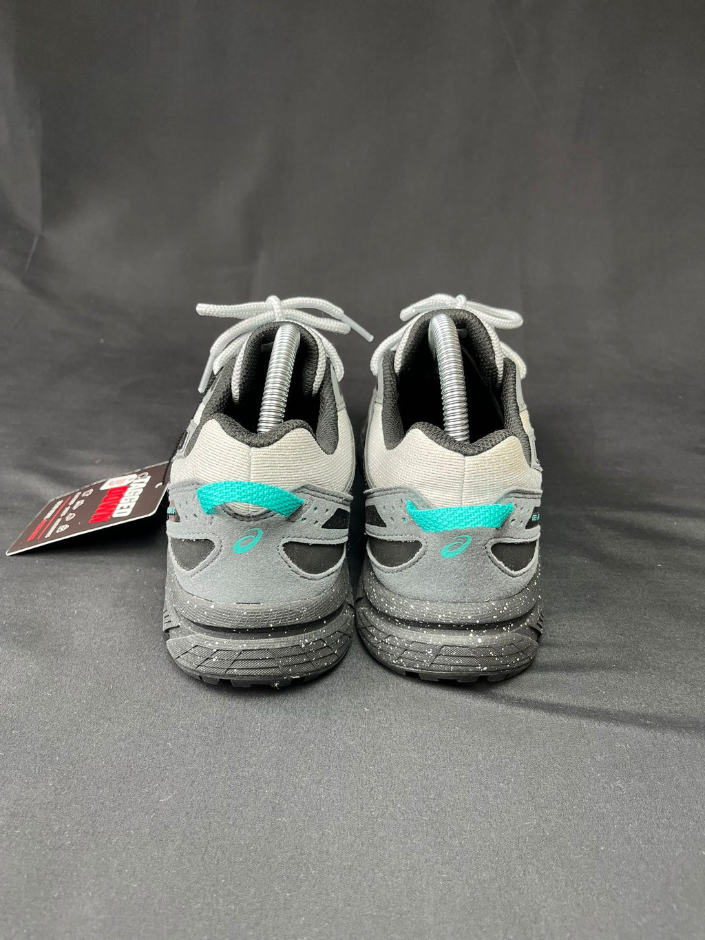 ASICS Gel-Venture 6 Grey Black Aqua Trainers