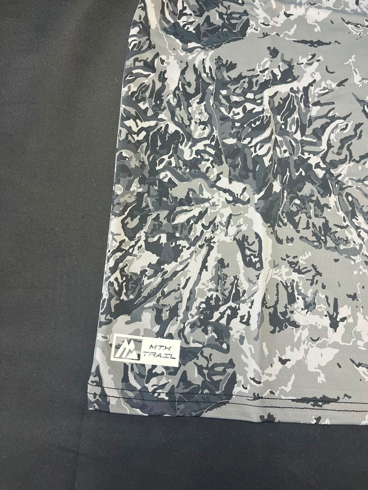 Montirex Trail Camo Performance T-Shirt – Grey/Black