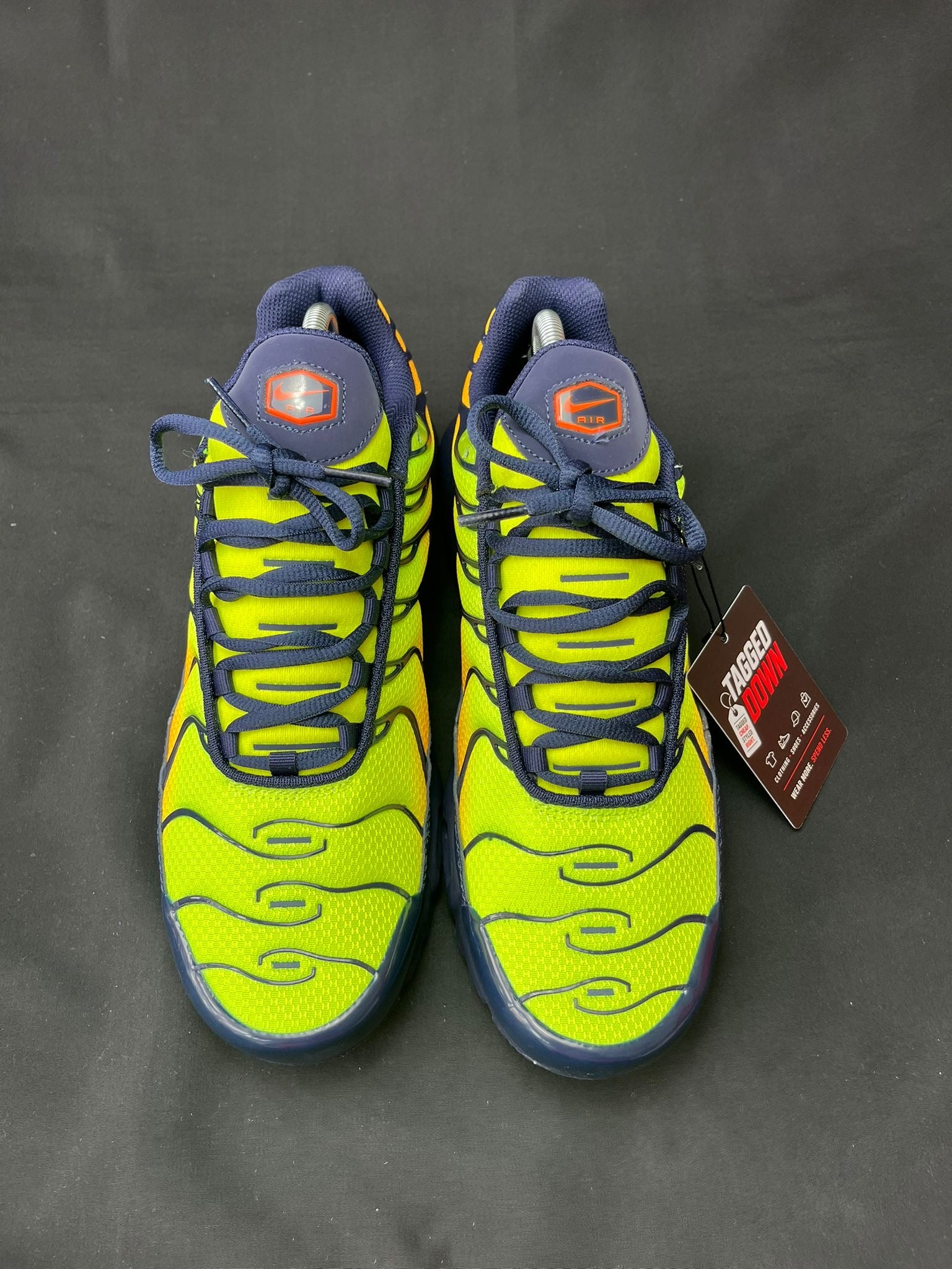 Nike Air Max Plus TN Volt Total Orange Obsidian Trainers