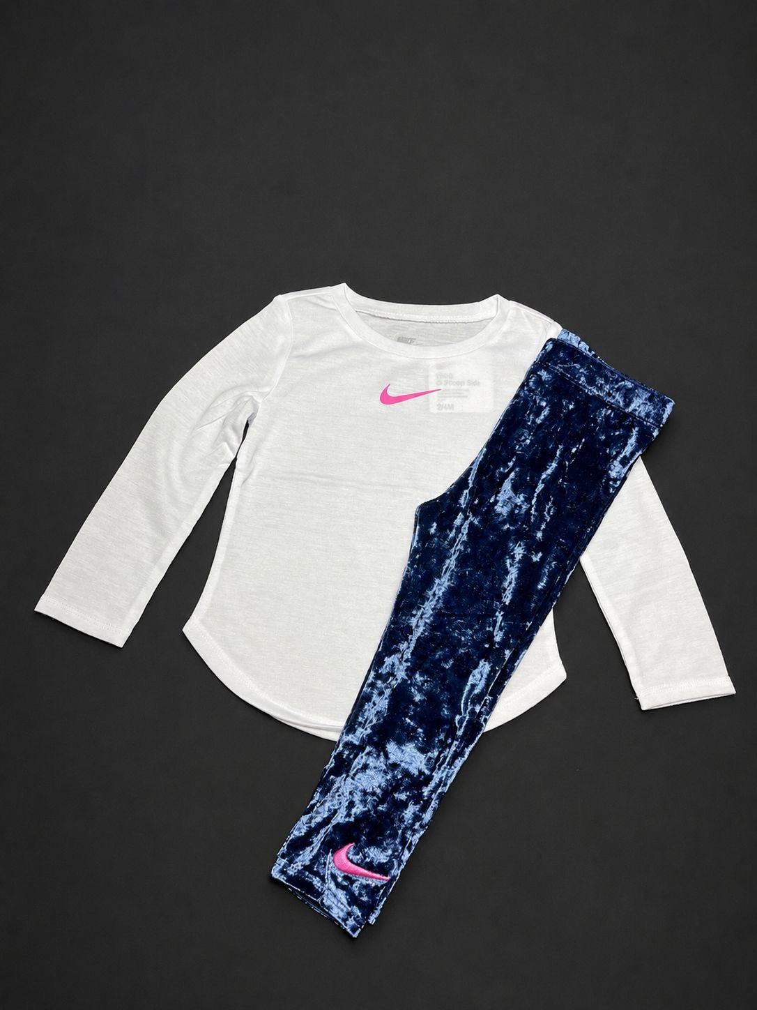 Girls Nike Pink 3 Piece Gilet Set