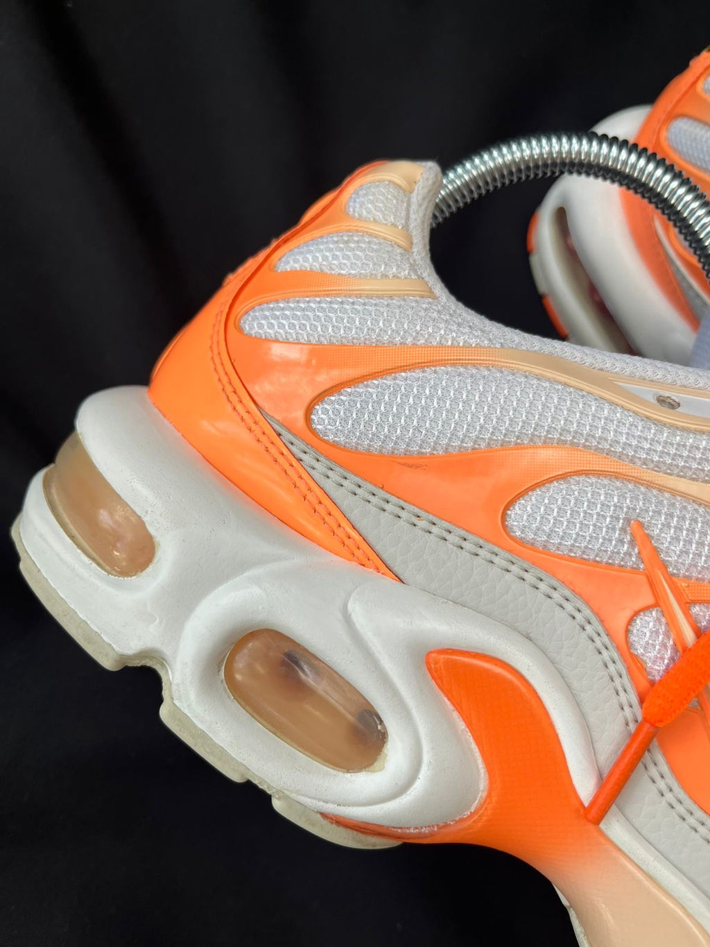 Nike Air Max Plus TN White Orange Trainers