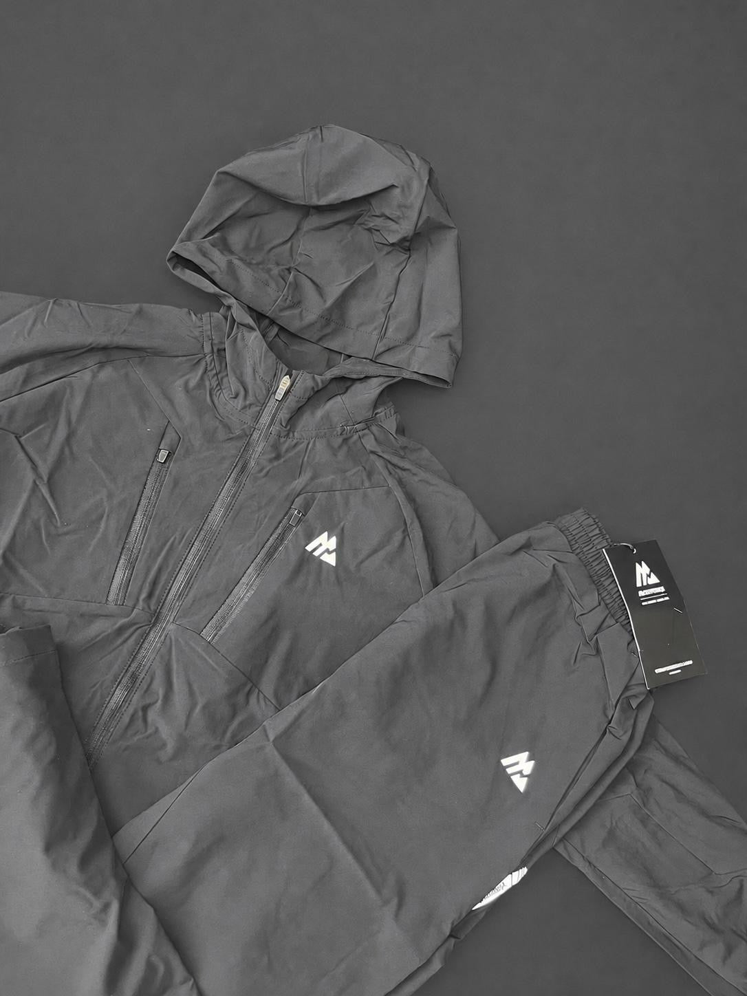 Boys Montirex Black Tracksuit