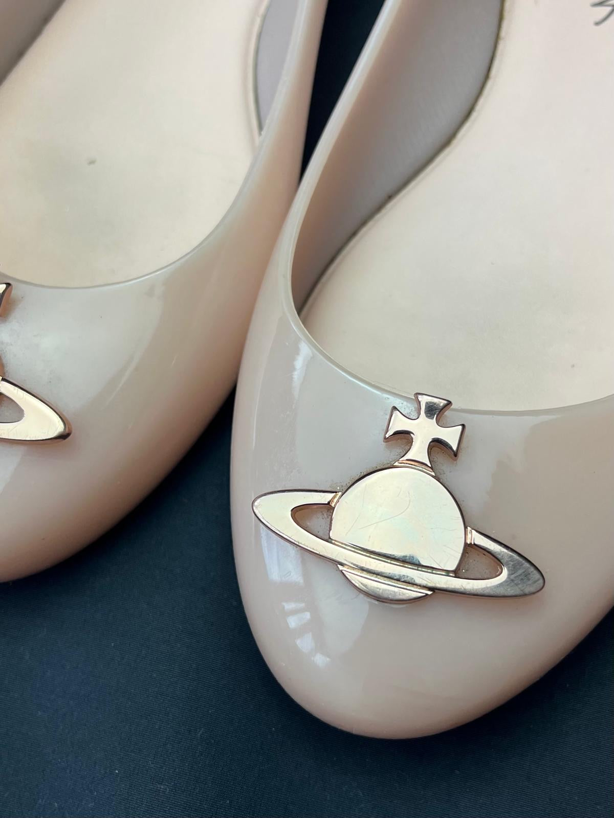 Vivienne Westwood x Melissa Nude Orb Sandals