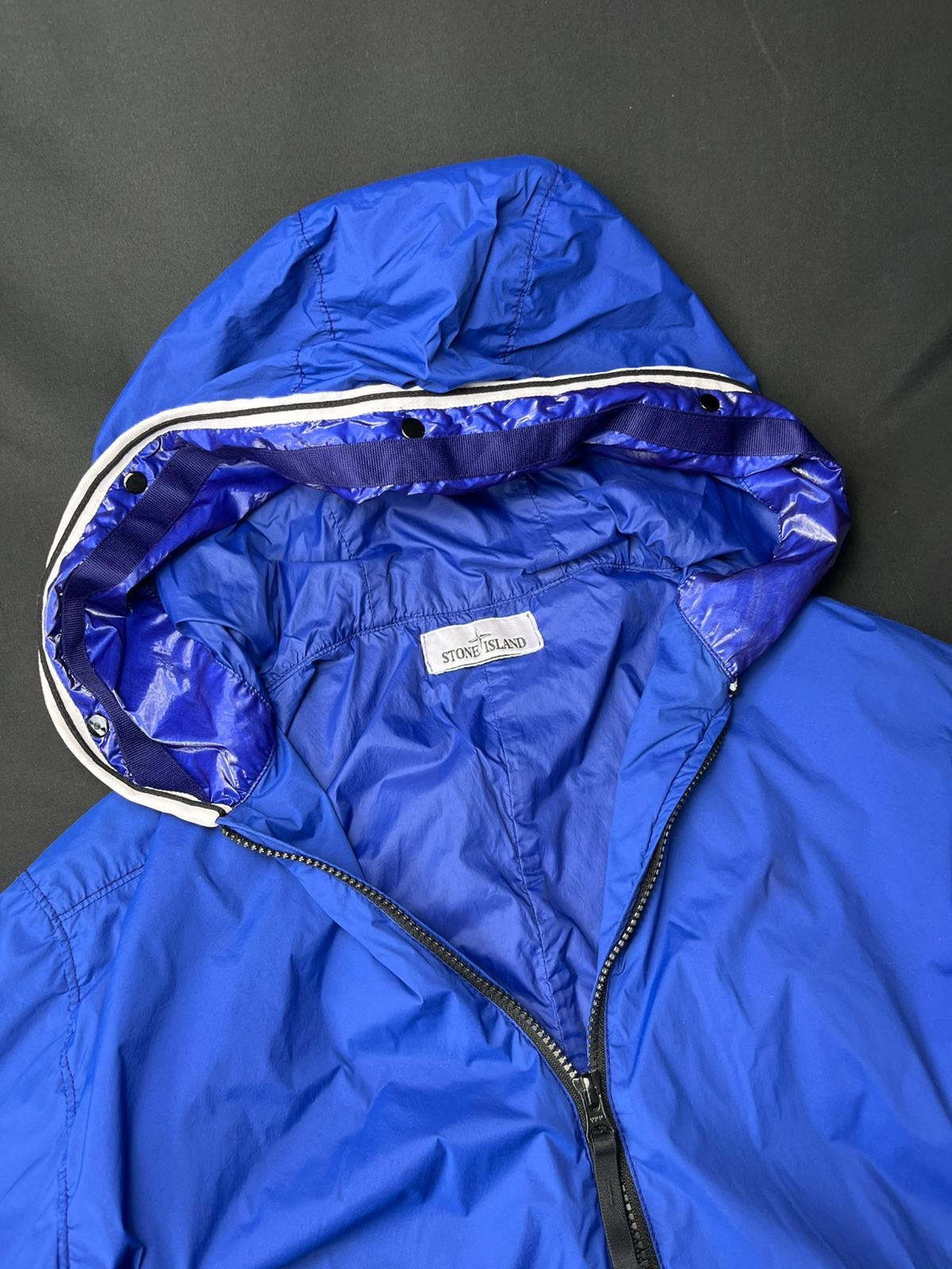 Stone Island Royal Blue Hooded Jacket