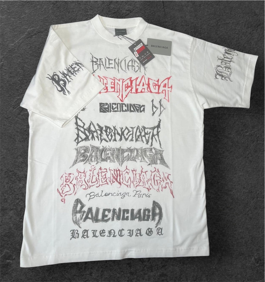Balenciaga Multi Logo T-Shirt
