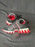 Christian Louboutin Loubishark Black Red trainers UK Size 7