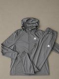 Authentic Montirex men’s black full tracksuit with matching hooded jacket and joggers, brand new with tags.