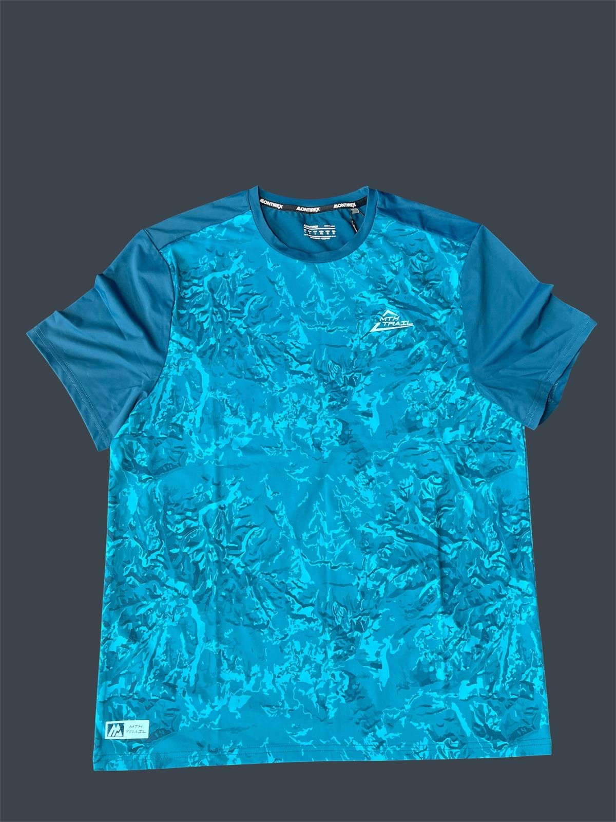 Authentic Montirex MTX Trail Blue Performance T-Shirt, brand new with tags.