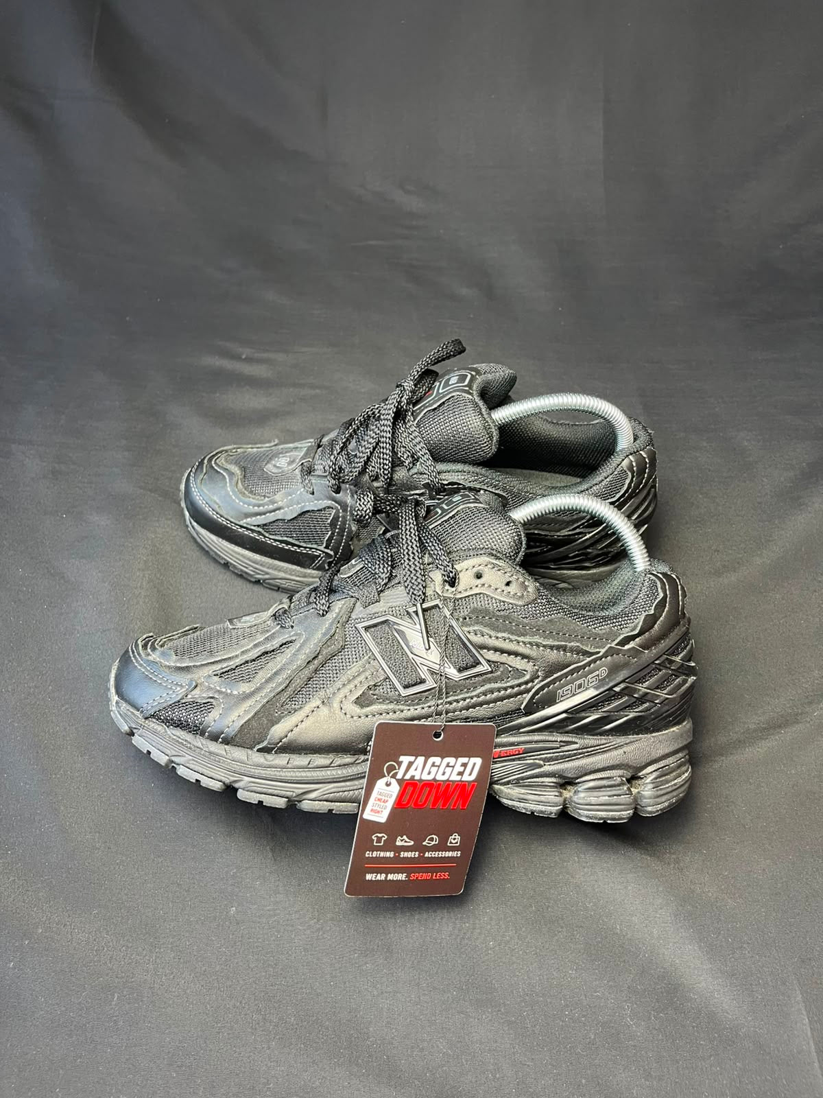 New Balance 1906D Triple Black trainers. Pre owned in like new condition with no original box.