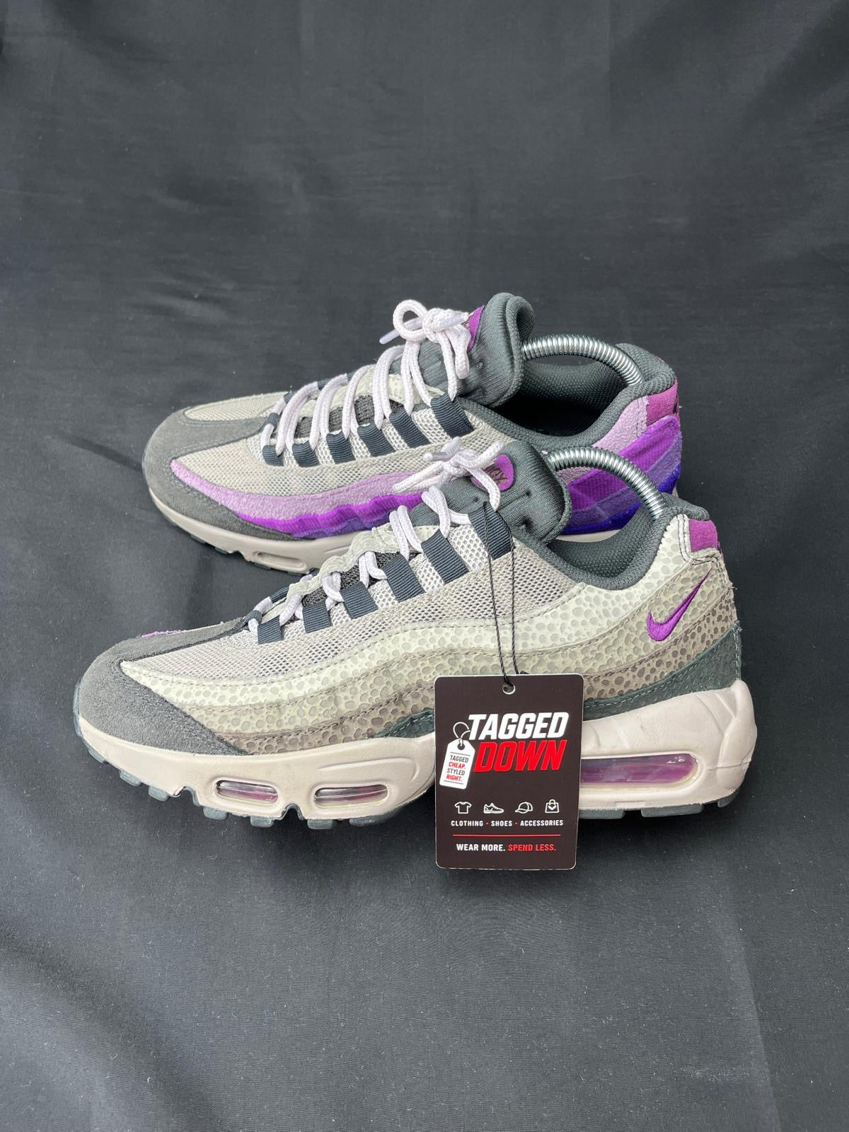 Nike Air Max 95 Grey Purple trainers UK Size 7