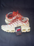 Nike Air Max Plus Cream Red trainers UK Size 7.5
