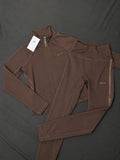 Nike Women’s Brown Jacket and Leggings Set in Brown, brand new with tags.
