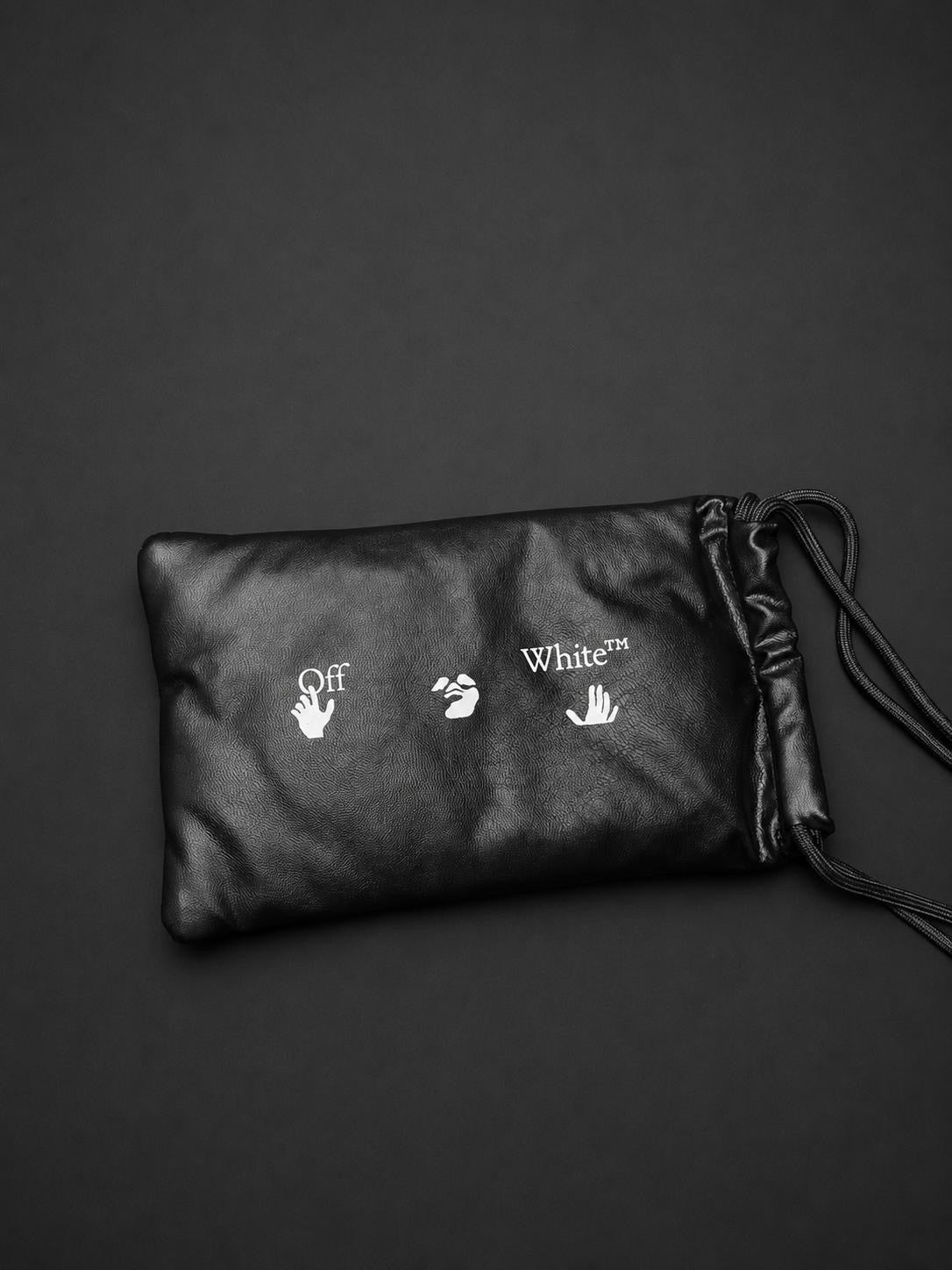 Off-White™ Black Festival Crossbody Pouch with adjustable strap, brand new without tags.